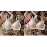 2Pcs/Set Seamless Bras For Women Sexy Lingerie Padded Non-wire Brassiere Adjust Shoulder Strap Underwear Comfort Intimates