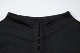 FDYOUI Woman Covered Buttons T-shirts 2026 Summer Short Sleeve Slim Cardigan Tops Ladies Chic Corset Tee Shirt White Black Red
