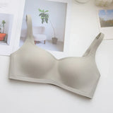 US Hot Selling Seamless Push Up Bra Small Chest Comfy Wireless Invisible Nude TShirt Bra Square Neck Summer Lightweight Lingerie