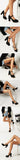 2026 Plus Size 33-45 Elegant Nude Ankle-strap Pumps Office Lady Classic Black High Heels Shoes Women Red Platform Party Shoes