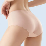 4Pcs/Set Sexy Women Panties Quick Drying Thin Briefs Seamless Underwear Summer Underpants Low Rise invisible Panties