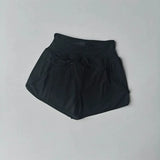 Women's High-Waisted Slimming Yoga Sports Shorts Summer Anti-Glare Three-Part Set with Two Pieces for Fitness And Exercise