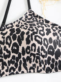 2025 Strappy Bikini Set Sexy Swimsuit Women Leopard Padded Swimwear Female Bathers Bathing Swimming Swim Suit Beachwear