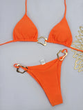 Triangle String Bikini 2026 Women Halter Swimsuit Solid Sexy Swimwear Female Bathers Bathing Swimming Swim Suit Beachwear