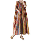 Long Dresses For Women Casual Summer Trendy Boho Style Pleated Cover Up Vestidos Daily Wear High Quality Elegant Maxi Dress