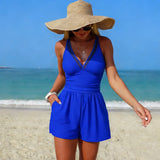 Women's One Piece Swimsuit High Waisted Tummy Control Swimwear with Pockets High Elastic 2026 New Beachwear Beach Bathing Suit