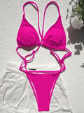 Extreme Mini One Piece Swimsuit Women G String Shiny Swimwear Female Micro Thong Monokini Bather Backless Bathing Suit Swim wear