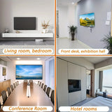 BEISHI Universal TV Bracket Low Profile TV Wall Mount Fixed for Most 30"-80" Flat/Curved TVs with Max VESA 600X500mm Up to 70kg
