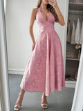 White Jacquard Backless Bow Evening Party Dress Women Robes Backless Elegant Sexy Dress Bodycon Long Summer Dress Vestidos