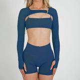 2/3PCS NoLogo Seamless DVision Yoga Set Women Workout Scrunch Leggings Strappy Sports Bra Fitness Gym Shorts Workout Suits XP65
