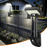 Clip-on Solar Outdoor Lights 92 LED Solar Motion Sensor Light 4 Lighting Modes Waterproof LED Street Light for Yard Garden Fence