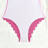 2026 Sexy Ruffle Swimsuit One Piece Solid Swimwear Women Bathers Bathing Swimming Swim Suit Female Beachwear XXL