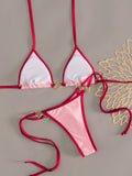 Sexy Swimsuit Women's Bikinis Swimwear Woman  Bathing Suit 2 Piece Triangle Bikinis Sets Beach Dress Wear Cover Up Beachwear