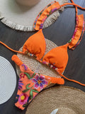 RUOTONSEPT 2024 New Sexy Handmade Embroidery Bikini Set Women's Swimsuit Triangle Swimwear Bathing Suit Brazilian Biquinis