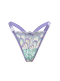 1pc Low Rise Mixed Color Sexy Women G-string Fashion Style Hollow out Elegant Sexy Lingerie Breathable Soft Lady Thong Underwear