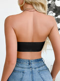 3PCS Daily Strapless Women's Bra Seamless Unlined wireless front closure Push-up bra Trendy Solid Comfortable Lingerie