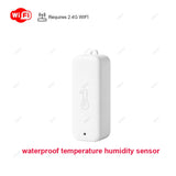 Tuya Zigbee/Wifi Temperature Humdiity Sensor Detector Option Indoor Outdoor Waterproof LCD Thermometer Hygrometer For Alexa Z2M