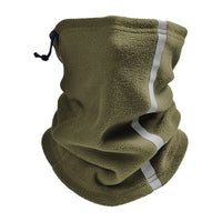 Winter Cycling Motorcycle Bandana Thermal Fleece Warm Buff Neck Scarf Face Cover Reflective Neck Tube Facemask Multi-Functional