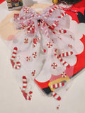 1/2Pcs New Christmas Hair Bows for Women Girls Big Bow Hair Clip Oversized Long Tail Hair Barrette Cute Fashion Hair Accessories