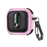2025 Armor Lock Earphone Cover For AirPods 4 Pro2 3 2 1 Case TPU PC Shockproof Headphone Box For AirPods Pro 2 2nd 4th Cases