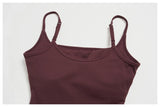 2 Piece Shaved Yoga Sets Women Hip Lifting Shorts Fitness Suit Outdoor Leisure Running Slimming Sports Vest Workout Tracksuit