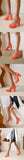 2026 Plus Size 33-45 Elegant Nude Ankle-strap Pumps Office Lady Classic Black High Heels Shoes Women Red Platform Party Shoes