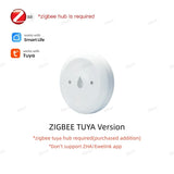 Zigbee Water Leak Sensor Flood Leakage Detector Linkage Alarm Sensor for Kitchen/Bathroom Support Tuya Smart Life Zigbee2mqtt