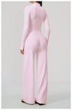 3 PCS Yoga Sets Women Long Sleeve Zipper Slim Jacket+sports Bra+high Waist Flare Pants Fitness Suits Gym Exercise Athletic Wear