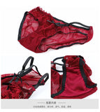 Summer Christmas Lingerie Set Red Lace Bra Lightweight Low Back Support Comfort Bralette Pure Desire AU Sizes MOYISU Sexy Tushy