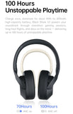 Black Shark V2 Wireless Headphones, ANC Noise Reduction Over-Ear Foldable Headset Bluetooth 5.4 100H Play Hi-Fi for Games Sports
