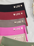 8pcs/Set Women Seamless High Waist Panties Letter Underwear Comfortable Stretchy Female Briefs
