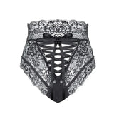 Lace Underwear Women Sexy Lingerie High Waist Panties Thongs Comfortable Seamless Hollow Out Underpants Knickers Briefs
