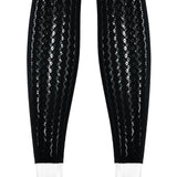 FDYOUI Sexy See-through Bodysuit Women's Long Sleeve Night Club Overalls Black Streetwear Lady Chic One Piece Party Jumpsuits