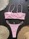 2026 New Sexy Diamond Bikini Women Swimsuit Bandeau Biquini Push Up Swimwear Female Shiny Bathing Suits Bodysuit Beachwear