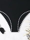 Strappy Two Pieces Swimsuit Women 2026 Black Swimwear Female Beach Wear Bathers Bathing Swimming Swim Suit