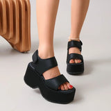 2026 Women's Wedge Heels Slides Height Increasd  High Heels Casual Woman Beach Sandals