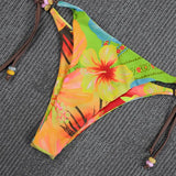 2026 Sexy Printed Mirco Bikini Sets Women Tie Side G-String Thong Swimsuit Female Bandage Bathing Suit Brazlian Swimwear Biquini