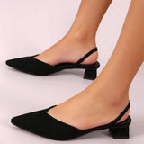 Shoes for Women Hot Sale Slingbacks Women's High Heels Shallow Mouth Office and Career Sexy Slip-on Toe Cap Gladiator Sandals