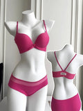 MOYISU Japanese Dopamine Front Button Small Chest Lift Show Large|Women's Anti-Sag Summer Sexy Beauty Bra Top Comfort Fit