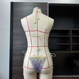2026 Sexy 2 Piece Bikini Sets Lace bordered Bikini Micro Thongs Bathing Suit Swimsuit Women Biquini Bandage Beachwear Swimwear
