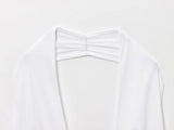 Bowknot White Backless Beach Summer Women's Dress Deep V Neck Cotton Short Vestidos Sexy Sleeveless Halter New in Dress 2025