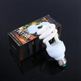 【Sale】13W UVB 5.0 E27 Base Energy Saving Tortoise Snake Reptile Light Bulb UV Lamp  Energy Saving Tortoise Snake Reptile Bulb