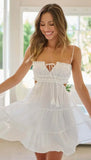 Foridol Strapless Yellow White Summer Dress for Women Elegant Holiday Beach Boho Maxi Long Sundress Backless Sexy Party Vestidos