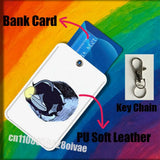 P-Pressure Sebastian Solace For ID Clips Credit Bank Bag Bus Meal Card Holder Cover Pocket Ornament Keychain