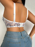 Floral Plus Size Women Bra Lace & Embroidery Push up Bra Comfort Thin Cup Underwire Support Lingerie Bra