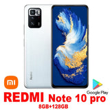 XIAOMI Redmi Note 10 pro 2400x1080 resolution 8GB +128GB fashion smart phone NFC