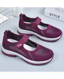 Women Shoes Breathable Vulcanized Shoes Purple Women Sneakers Fashion Breathable Mesh Casual Walking  Women Work