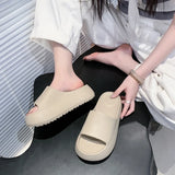 Summer Eva Chunky Platform Slippers Women Comfortable Soft Thick Bottom Sandals Woman 2025 Non Slip Beach Flip Flops Female