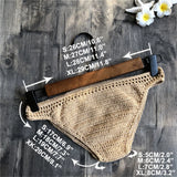 S - XL 9 Colors Crochet Knitted Bikini Bottom Swim Brief Women Swimwear Female Bather Brazilian Tanga Panties Underwear V4195