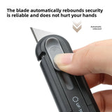 5 pcs Utility Knife Box Cutters Retractable Letter Opener Sharp Cartons Cardboard Razor Knife for House Smooth Mechanism Perfect